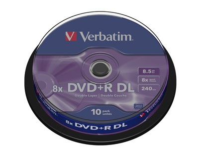 Verbatim DVD+R Double Layer - 10 stuks