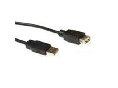 ACT verlengkabel USB A male - USB A female - 0,50 meter
