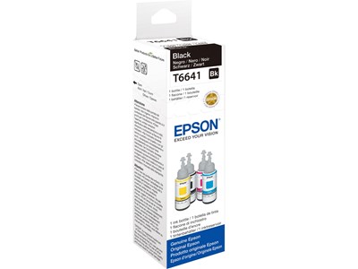 Epson Ink Bottle T6641 - Zwart - 70ml