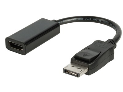 Valueline DisplayPort naar HDMI kabel - 0,2 meter