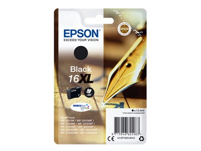 Epson C13T16314012 12.9ml 500pagina&#39;s Zwart inktcartridge