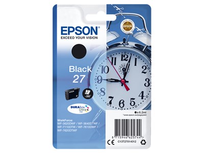 Epson C13T27014012 6.2ml 350pagina&#39;s Zwart inktcartridge