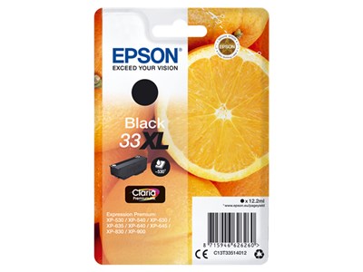 Epson C13T33514012 12.2ml 530pagina&#39;s Zwart inktcartridge