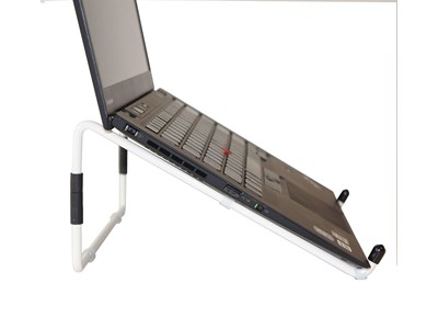 R-Go Tools Steel Travel Laptopstandaard - Wit