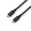 StarTech.com USB-C naar USB-C kabel met 5A/100W PD M/M 1,8 m USB 3.0 (5Gbps) USB-IF certificatie