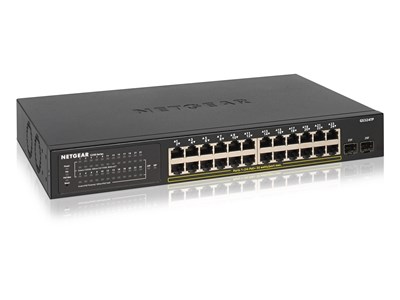 NETGEAR - S350 Series Gigabit PoE+ Ethernet Smart Switch (GS324TP)