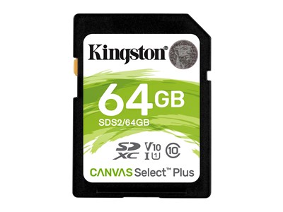 Kingston Technology Canvas Select Plus SDXC 64 GB - Class 10