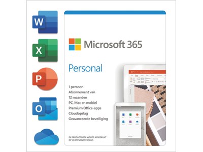 Microsoft 365 - Personal 1 jaar - Nederlands