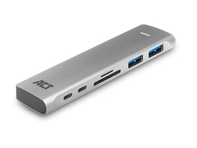 ACT Macbook interface hub - USB - HDMI - MicroSD