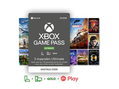 Opgetild in de rij gaan staan Kader Xbox Live Game Pass Ultimate Online - 3 Maanden | Paradigit