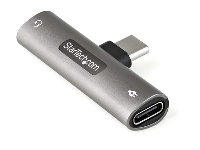 StarTech.com USB-C Audio &amp;amp; Oplaadadapter