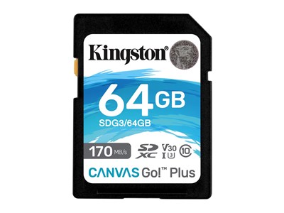 Kingston Technology Canvas Go! Plus SD 64 GB - Class 10