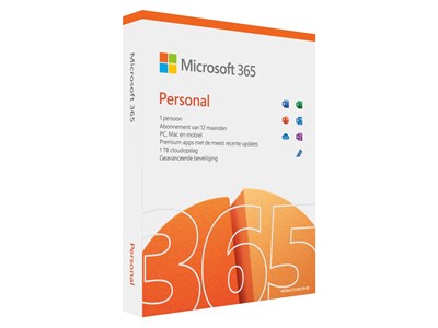 Microsoft 365 Personal - Nederlands - 1 jaar