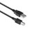 ACT USB 2.0 naar USB-B kabel - Zwart