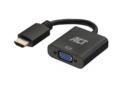 ACT HDMI naar VGA adapter - Zwart