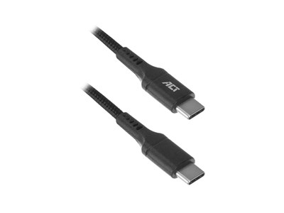 ACT USB-C kabel 1m - Zwart