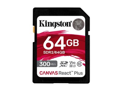 Kingston Technology Canvas React Plus SD 64 GB - Class 10