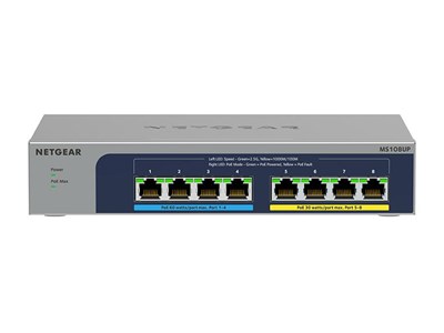 NETGEAR Multi-Gigabit unmanaged Ethernet switch MS108UP-100EUS - 8 Poorts