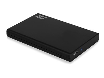 ACT behuizing voor opslagstations 2.5'' HDD-/SSD - Zwart