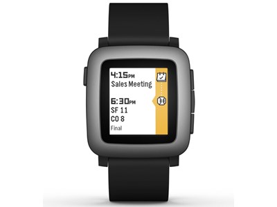 Pebble Time Smartwatch - Zwart