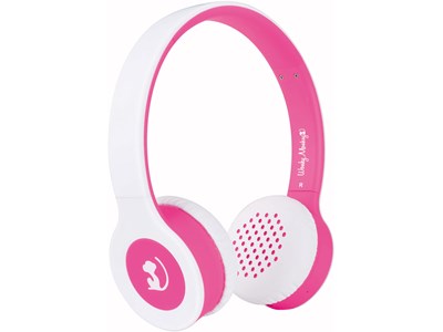 Wonky Monkey Bluetooth Headphone - White and Pink
