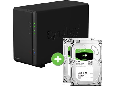 Bundel actie: Synology DS216play + 4 TB opslag