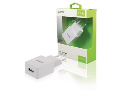 Sweex USB Oplader - Wit