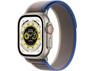 Apple Watch Ultra - Cellular - 49 mm - Blauw/Grijs Trail-bandje (maat S/M)