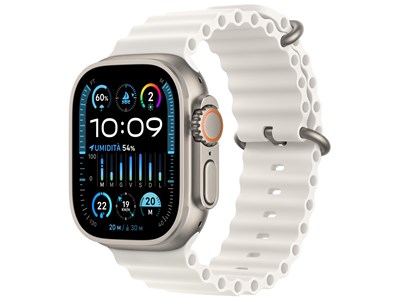 Apple Watch Ultra 2 - 49 mm - Wit Ocean-bandje (maat M)